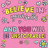 Positivity Magnet (thoughts and quips) Pink